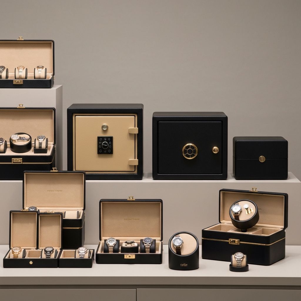 Produtos Mobilux - Estojos para relogios, Cofres para relogios e joias, Movimentador para relogios automaticos
